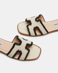 HADYN Cream Multi Sandal | Women's Designer Sandals | Steve Madden on Sale