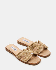 HADYN Crochet Raffia Women's Designer Sandal | Steve Madden on Sale