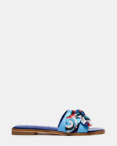HADYN Blue Scarf Women's Designer Sandal | Steve Madden US