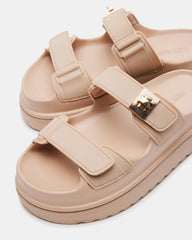 BIGSCHMONA JELLY Natural Women's Platform Slide Sandal | Steve Madden US