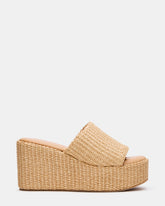JETTY Raffia Platform Wedge Women's Sandal | Steve Madden US
