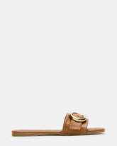 REEF Tan Leather Square-Toe Slide Women's Sandal | Steve Madden online