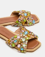 LEVITY Multi Square-Toe Slide Women's Sandal | Steve Madden outlet