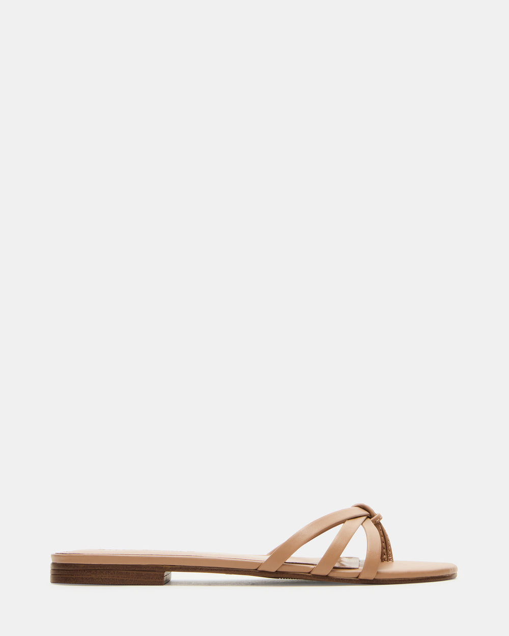 CALISSI Natural Leather Strappy Women's Slide Sandal | Steve Madden near me