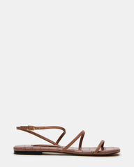 TANGO Mocha Square-Toe Strappy Women's Sandal | Steve Madden discount
