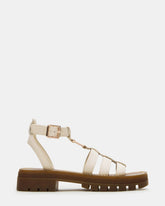 JARELLI Bone Leather Strappy Platform Women's Sandal | Steve Madden US