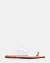 DECADENT Clear Rounded-Toe Slide Women's Sandal | Steve Madden online
