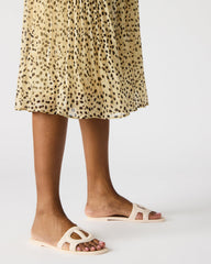 JELLIE Bone Women's Square Toe Slide Sandal | Steve Madden on Sale