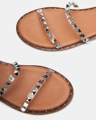 TRAVEL Clear Women's Studded Strappy Sandal | Steve Madden outlet
