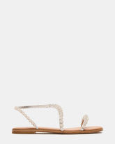 KINDRED Silver Multi Strappy Rhinestone Flat Women's Sandal | Steve Madden online