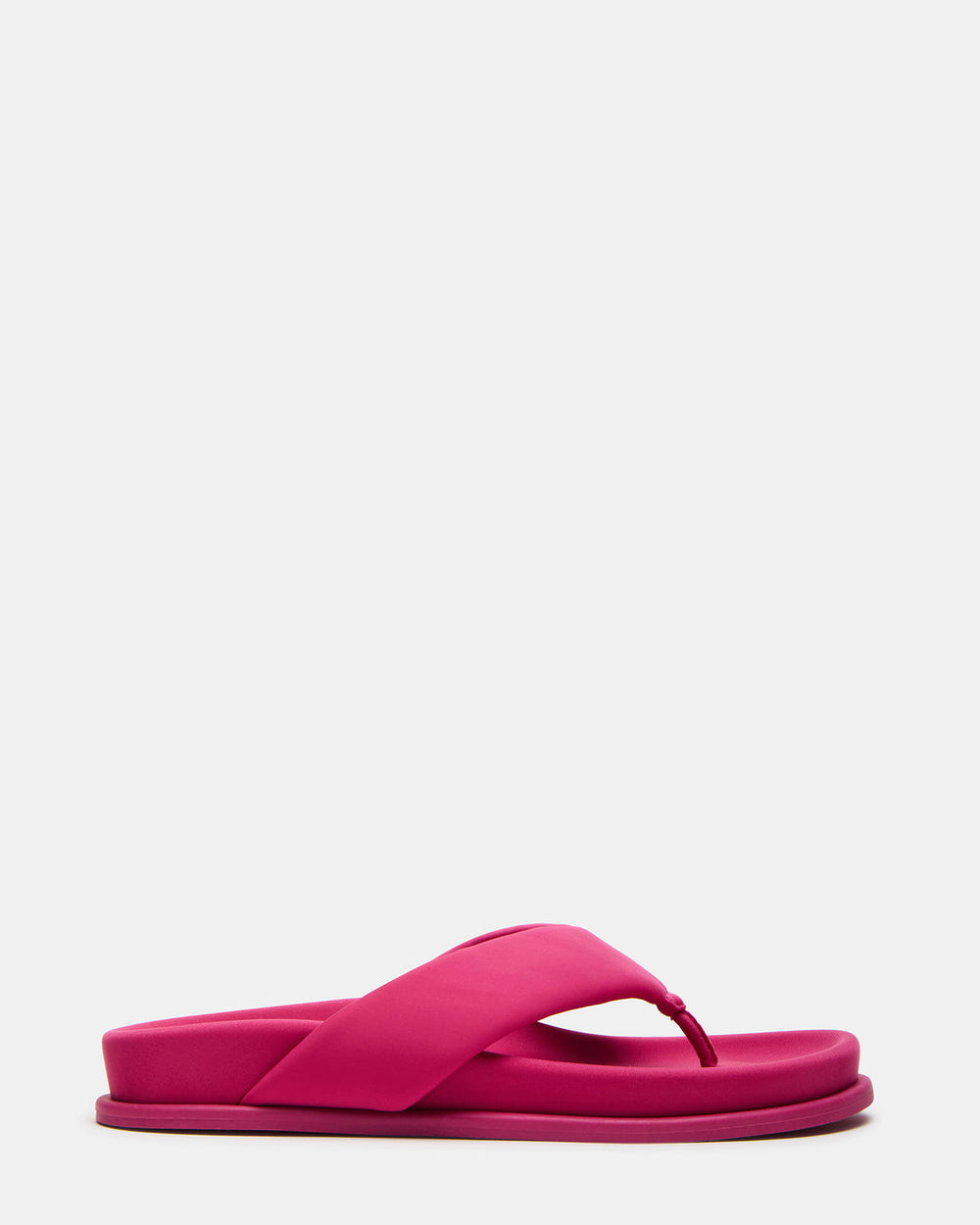 ZINNIA Pink Women's Thong Footbed Sandal | Steve Madden Sale