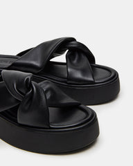 CYRIX Black Women's Platform Slide Sandal | Steve Madden for Sale