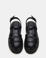 BASS Black Platform Fisherman Women's Sandal | Steve Madden on Sale