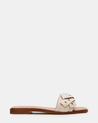 HILARIA Bone Leather Square-Toe Slide Women's Sandal | Steve Madden online
