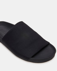 SANSA Black Flatform Footbed Slide Women's Sandal | Steve Madden discount