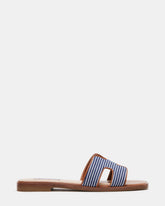 HADYN Navy Multi Sandal | Women's Designer Sandals | Steve Madden Sale