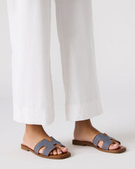 HADYN Navy Multi Sandal | Women's Designer Sandals | Steve Madden Sale