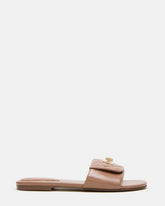MORELAND Mocha Quilted Slide Women's Sandal | Steve Madden online