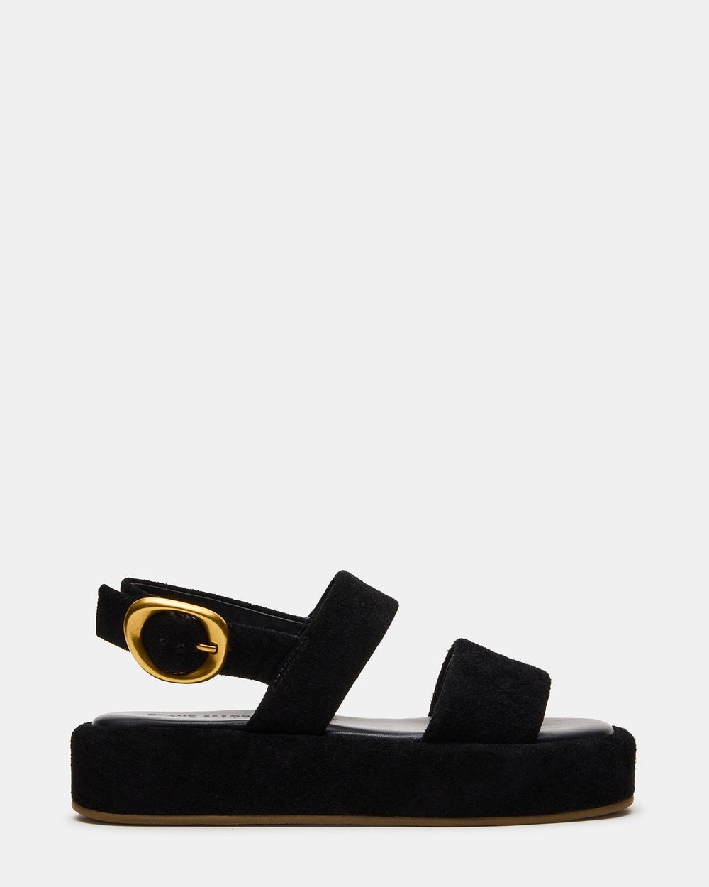 BARONI Black Suede Square-Toe Platform Women's Sandals | Steve Madden near me