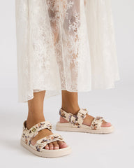 MONA Floral Flatform Women's Sandal | Steve Madden outlet