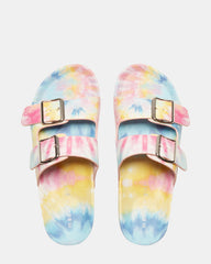 TEDDY-T PASTEL MULTI | Tie Dye Slides | Steve Madden for Sale