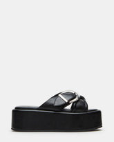 CYPHER Black Women's Platform Square Toe Sandal | Steve Madden US