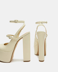 SCOTLYN Bone Leather Women's Platform Block Heel | Steve Madden discount