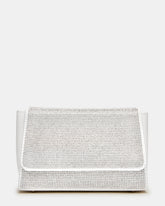 EVELINA Bag Rhinestones Angular Rhinestone Embellished Crossbody Mini Clutch Handbag | Steve Madden discount