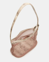 VIXEN Bag Blush Shoulder Strap Mesh Structured Bottom Women's Handbag | Steve Madden for Sale