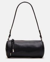 PRIYA Bag Black Mini Barrel Shoulder Handbag | Steve Madden on Sale