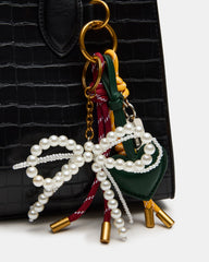 CALLEB Bag Black Crocodile Structured Tote Crossbody Handbag | Steve Madden Sale
