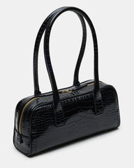 ANISE Bag Black Crocodile Elongated Shoulder Strap Handbag | Steve Madden near me