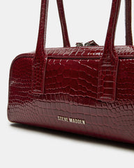 ANISE Bag Red Crocodile Elongated Shoulder Strap Handbag | Steve Madden on Sale