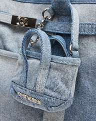 BOAT Bag Denim Shoulder Strap Denim Tote Handbag | Steve Madden Sale