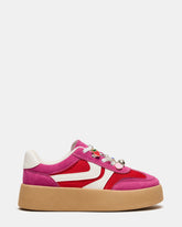 Kids' JERSEY Pink Girls' Low-Top Platform Sneaker | Steve Madden Sale