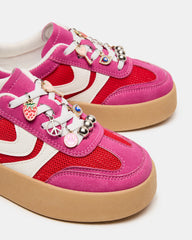Kids' JERSEY Pink Girls' Low-Top Platform Sneaker | Steve Madden Sale