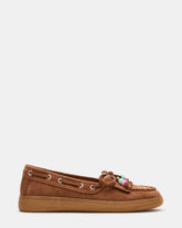Kids' KRISP Cognac Girls' Boat Shoe Loafer | Steve Madden for Sale