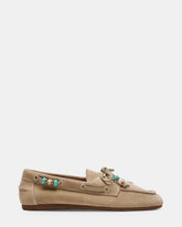 SAG Beads Sand Suede Women's Boat Shoe | Steve Madden on Sale