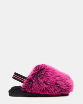 Kids' POOF Fushia Slip-On Faux Fur Girls' Flat | Steve Madden discount