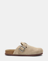 WILDERR Taupe Suede Slip-On Men's Casual Clog | Steve Madden Sale