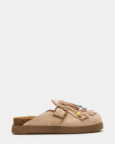 Kids' TREAT Taupe Girls' Slip-On Fringe Flat | Steve Madden for Sale