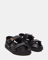 Kids' MONA Black Girls' Flatform Sandal | Steve Madden outlet
