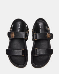 Kids' MONA Black Girls' Flatform Sandal | Steve Madden outlet