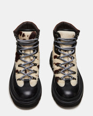 YOSEMITE Brown Multi Lace-Up Lug Men's Ankle Boot | Steve Madden outlet