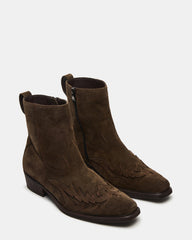 SANTANA Green Olive Western Men's Ankle Boot | Steve Madden on Sale