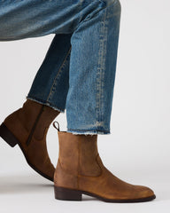 HENDRIK Tan Leather Men's Ankle Boot | Steve Madden discount