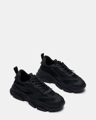 POSSESS Black Low-Top Lace-Up Men's Sneaker | Steve Madden online