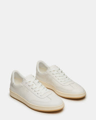 DYLAN White Low-Top Lace-Up Platform Men's Sneaker | Steve Madden on Sale