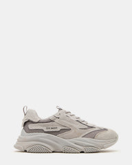 POSSESS Grey Suede Low-Top Lace-Up Men's Sneaker | Steve Madden outlet