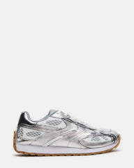 XYLO Silver Low-Top Lace-Up Men's Sneakers | Steve Madden on Sale